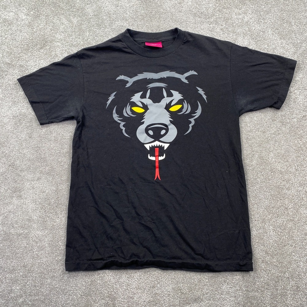Mishka Oversized Death Adder Graphics T-shirt Adult Size M Black Yellow